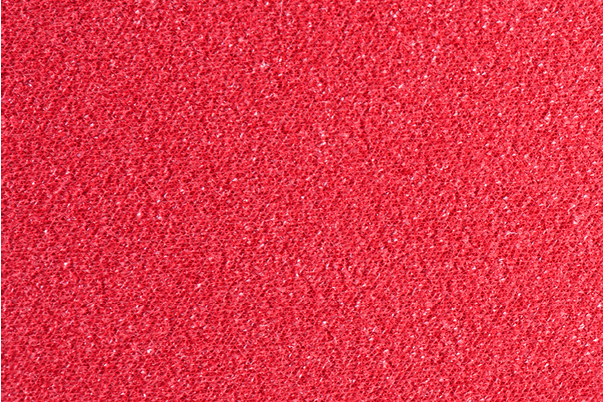 Red fabric closeup
